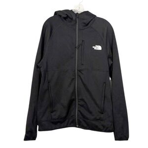 The North Face TNF Performance Fleece Full Zip Hoodie Size Medium Black Trail
